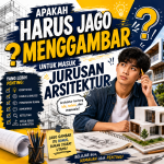 Ilustrasi apakah harus jago menggambar untuk masuk jurusan arsitektur