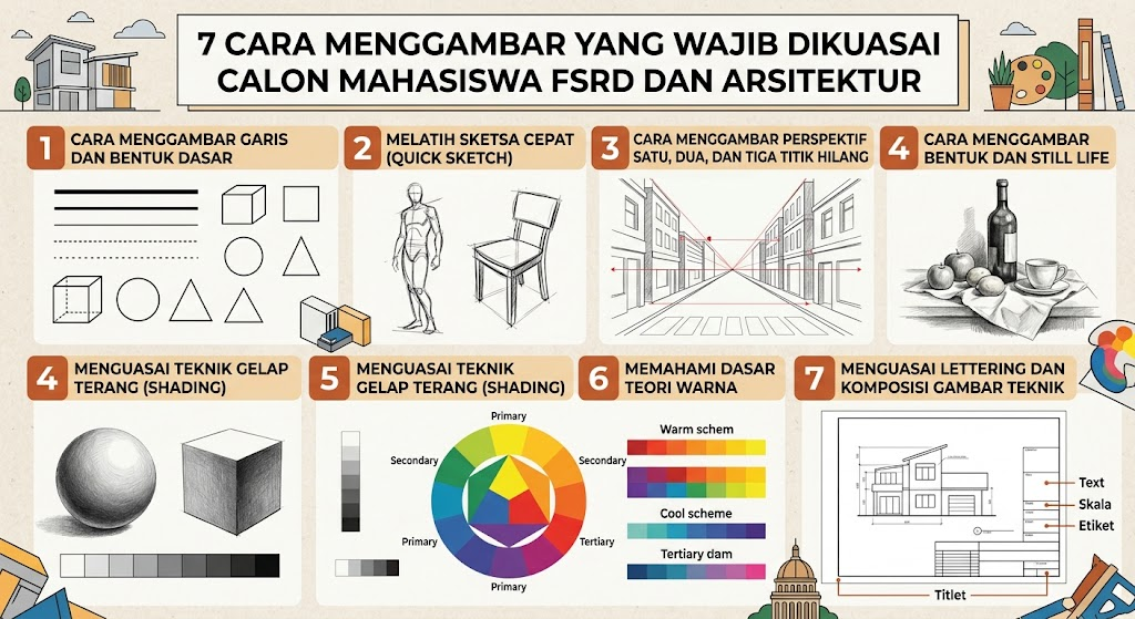 cara menggambar